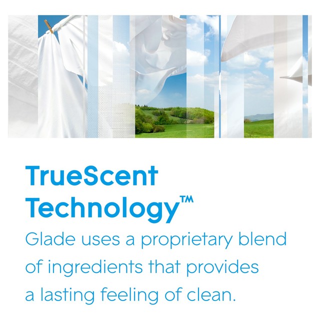 Glade Clean Linen air freshener 10ml, UK version