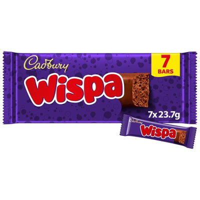 M&S Cadbury Wispa Chocolate Bar Multipack 7 x 24g- Buy online at McGrocer