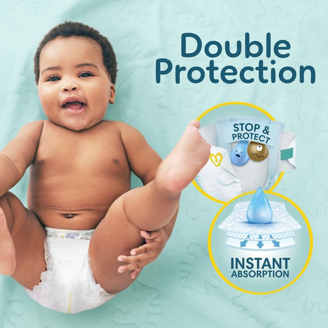 Pampers baby nappies Essential Pack Size 2 (4-8kg), imported from the UK