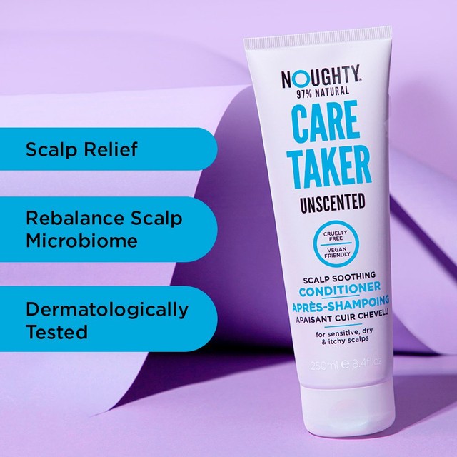 Noughty unscented conditioner 250ml, imported from the UK