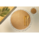 Natural Elements hessian placemats set of four, imported from the UK