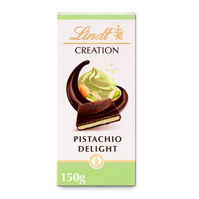Lindt Creation Dark Pistachio Chocolate Bar 150g