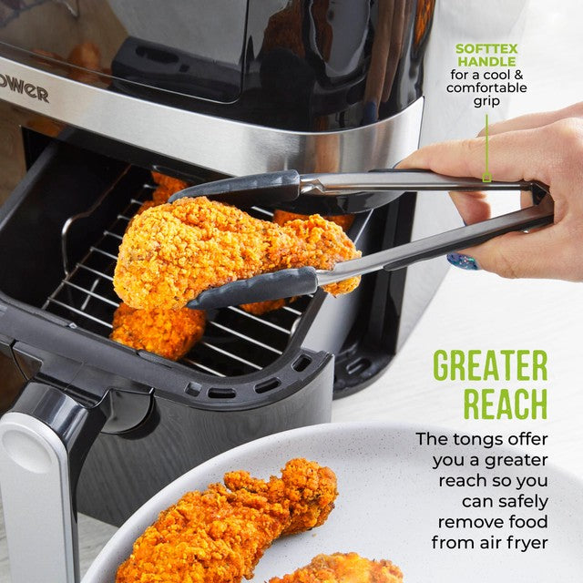 Tower air fryer accessories set with stainless steel skewers and racks (British brand)