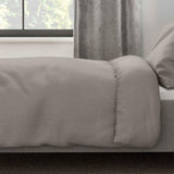 M&S M&S Comfortably Cool Lyocell Rich Duvet Cover Dark Grey Double (4 ft 6)- Buy online at McGrocer