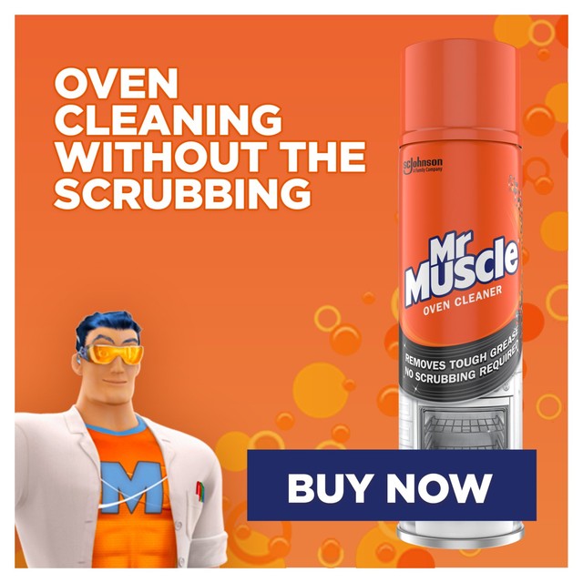 Mr Muscle oven cleaner spray 300ml, imported from the UK
