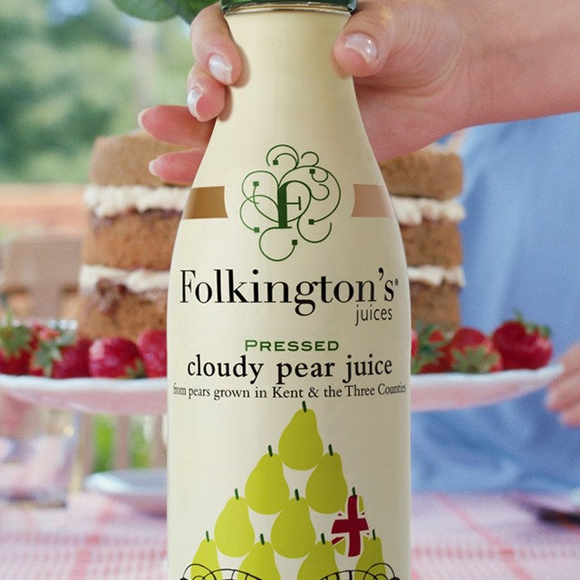 Folkington's Cloudy Pear Juice 1000ml - British product