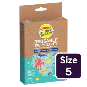 Huggies Little Swimmers Reusable Swim Pants Size 5-6 (13kg+) Baby Swim Nappy