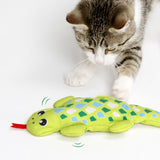 Catit Groovy Mini Gecko cat toy, UK version