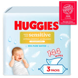 M&S Huggies Pure Extra Sensitive Baby Wipes Triple Pack- Buy online at McGrocer