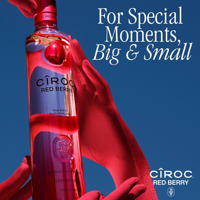 Ciroc Red Berry Flavoured Vodka 70cl - British product
