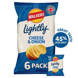 Walkers Cheese & Onion crisps 6-pack multipack (British brand)