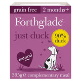 M&S Forthglade Complementary Grain Free Wet Dog Food Just 90% Duck 395g- Buy online at McGrocer