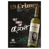 19 Crimes Chardonnay white wine 75cl - British product