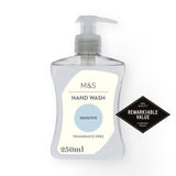 M&S sensitive fragrance-free hand wash 250ml, imported from the UK