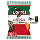 Doritos Sizzling Beef Taco crisps 180g (British brand)