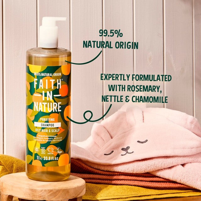 Faith In Nature Grapefruit & Orange Shampoo 1L - British product