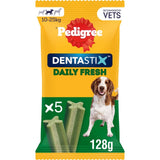 M&S Pedigree Dentastix Fresh Adult Medium Dog Dental Treats 5 Sticks- Buy online at McGrocer