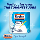 Regina Blitz kitchen roll 140 supersized sheets 2 roll, imported from the UK