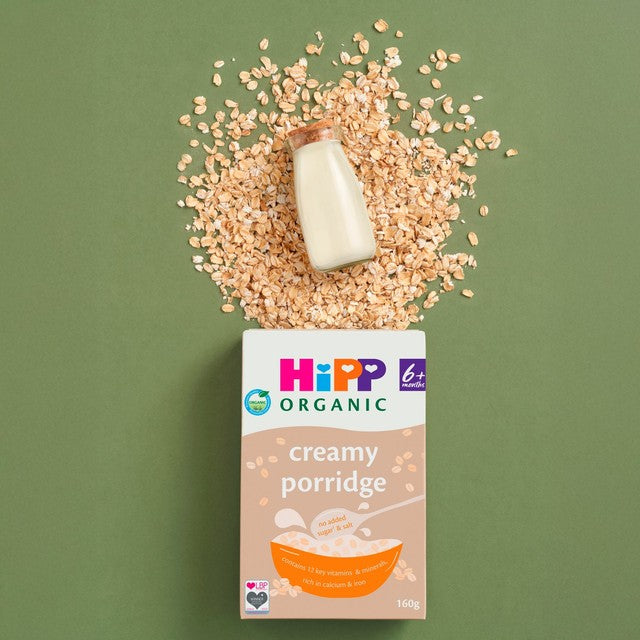 HiPP Organic Creamy Porridge 6+ Months 160g, UK version