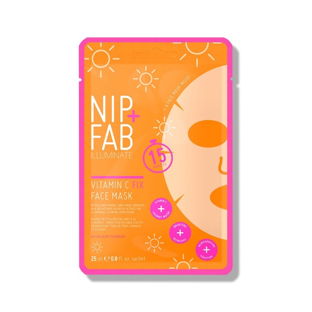 Nip+Fab Vitamin C Fix Hydrogel Face Mask 25ml, imported from the UK