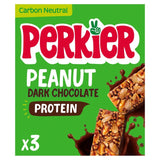 M&S Perkier Peanut & Dark Chocolate Cereal Bar 3 x 37g- Buy online at McGrocer