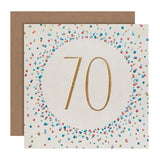 M&S M&S 70th Birthday Card 15x15cm- Buy online at McGrocer
