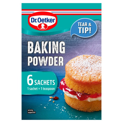 M&S Dr Oetker Gluten Free Baking Powder Sachets 6 x 5g- Buy online at McGrocer