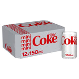 M&S Coca-Cola Diet Coke Sugar Free Cola Soft Drink 12 x 150ml- Buy online at McGrocer