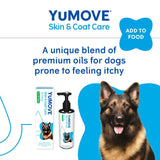 Lintbells YuMOVE skin and coat supplement for adult dogs 500ml (British brand)
