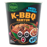 Bibigo Korean BBQ ramyun instant noodles 98g pot, imported from the UK