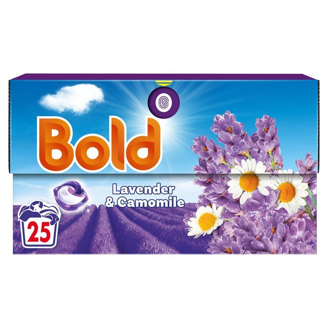 Bold Lavender & Camomile laundry detergent capsules 22 washes - British product