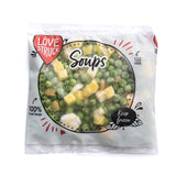 Love Struck frozen pea and potato soup mix - British product