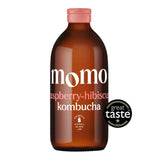 M&S MOMO Kombucha Organic Raspberry Hibiscus Kombucha 330ml- Buy online at McGrocer