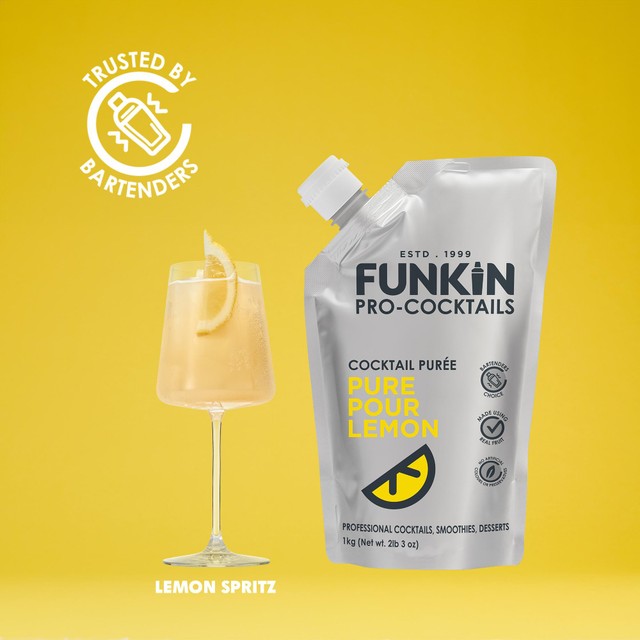 Funkin Lemon Juice Pure Pour 1kg - British product