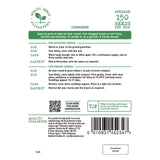 Mr Fothergills Seeds D.T. Brown Coriander Cilantro for Leaf 150 seeds, imported from the UK