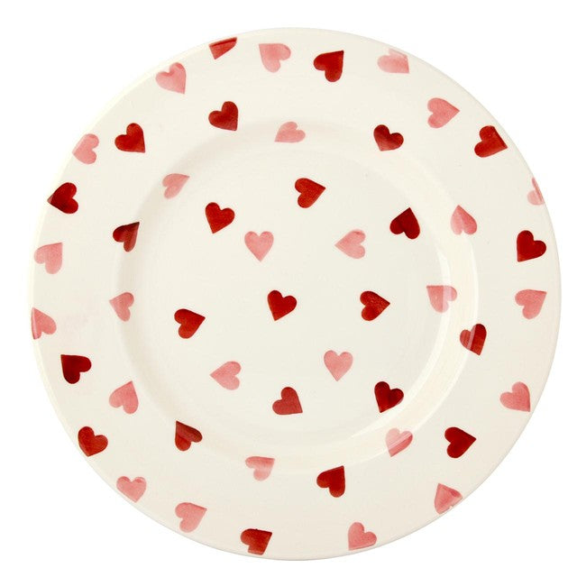 Emma Bridgewater Pink Hearts 10 1/2 inch plate - British product