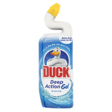 M&S Toilet Duck Deep Action Gel Marine Toilet Liquid Cleaner 750ml- Buy online at McGrocer