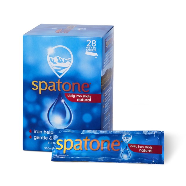 Spatone daily iron shots sachets 28 x 20ml (British brand)