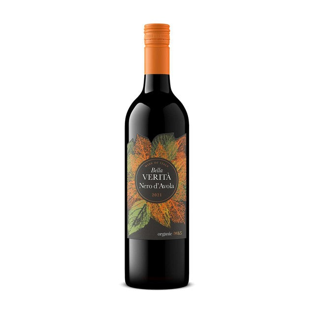 M&S Nero dAvola organic wine 75cl, imported from the UK