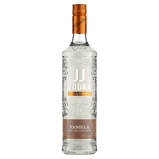 JJ Whitley vanilla vodka 70cl, UK version