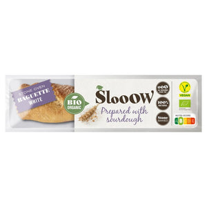 SlooOw Steinovnsbakt Hjemme Hvit Delvis Bakt Baguette 250g