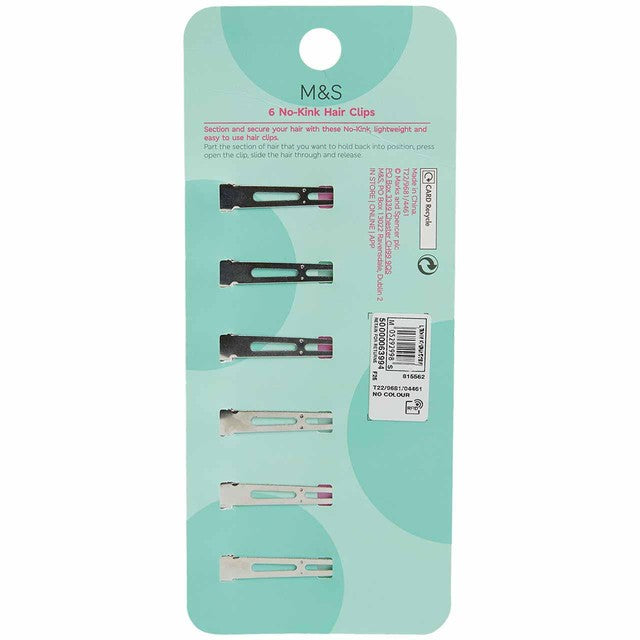 M&S Creaseless Hair Clips, imported from the UK