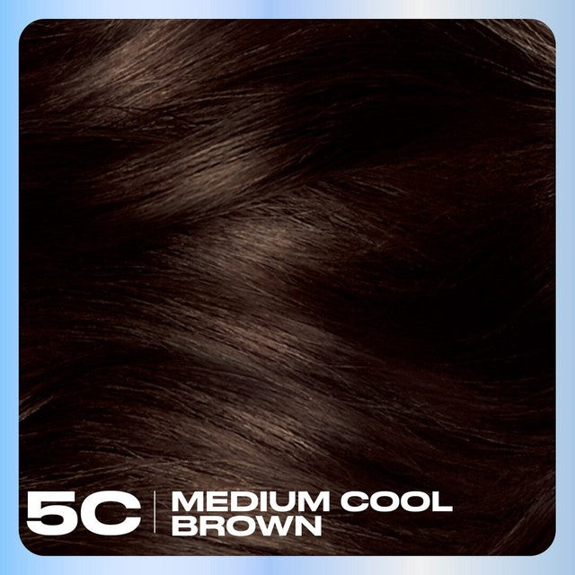 Nice N' Easy hair dye Medium Cool Brown 5C 60ml, imported from the UK