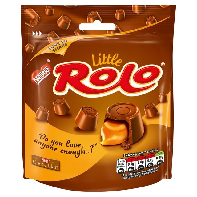 Rolo sharing bag bitesize milk chocolates, UK version