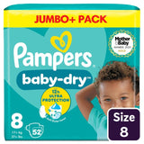 M&S Pampers Baby-Dry Nappies Size 8 Jumbo+ Pack- Buy online at McGrocer