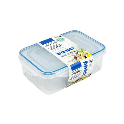 M&S Addis Clip Tight Rectangular Food Storage Containers Set (Pack of 4)- Buy online at McGrocer