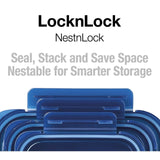LocknLock blue food storage containers 3pc set, UK version