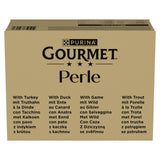 Gourmet Perle Country Medley cat food pouches 96x85g, UK version
