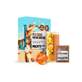 Pack'd Peanut Butter & Chocolate Protein Smoothie Kits 3 x 146g, imported from the UK