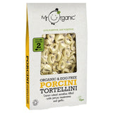 Mr Organic porcini mushroom tortellini 250g, imported from the UK